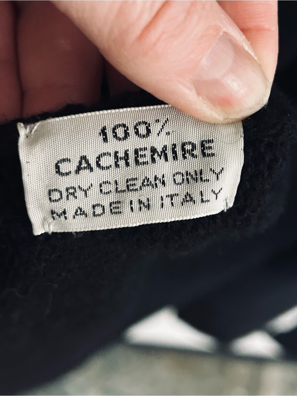 100% Cashmere Made in Italy Black Longline Cardigan Duster - Picture 6 of 8